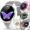 Smartwatch Damski Zegarek AMOLED Menu PL 3D Rozmowy Tlen Ciśnienie Kroki